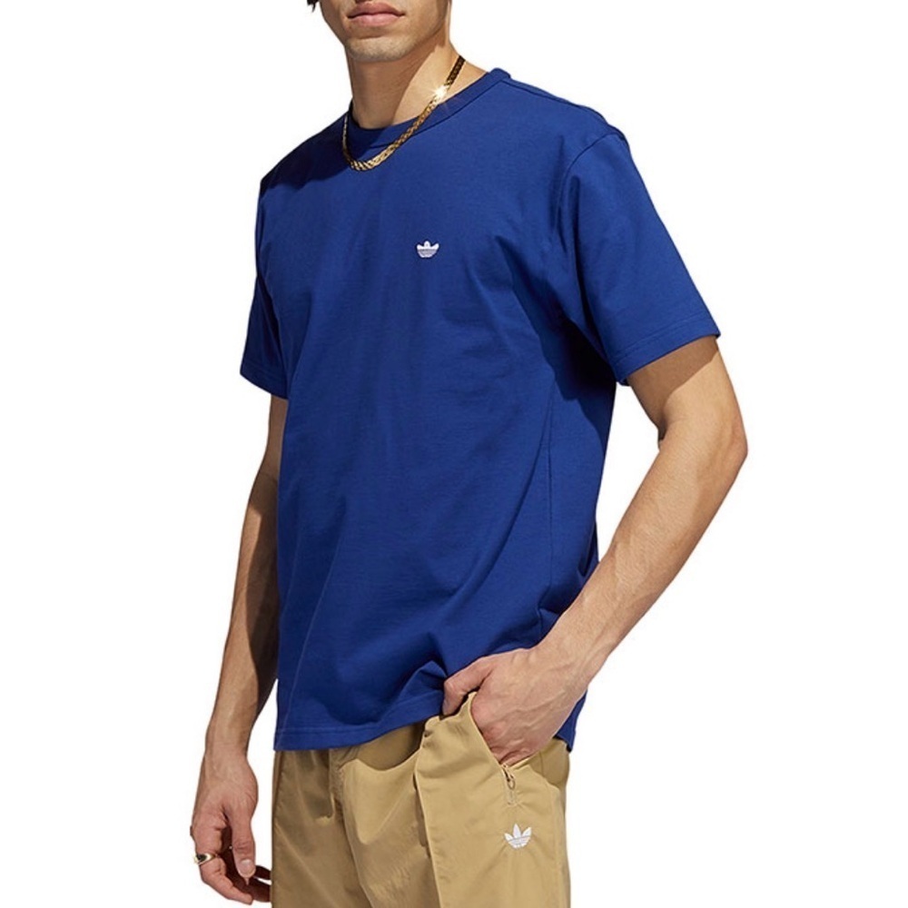 Adidas Heavyweight Schmoofoil shirt men’s XL blue EUC